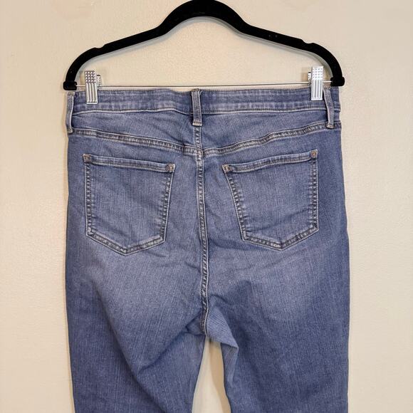 Torrid Sky High Skinny Jeans Womens 14R Blue Denim Button Fly Slim Fit Stretch - Picture 4 of 8